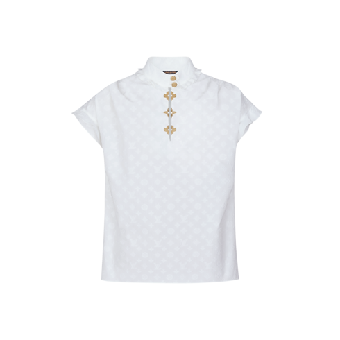 Áo Frill Blouse in Đồ Nữ's Trang phục Áo collections by Louis Vuitton (Thu phóng sản phẩm)