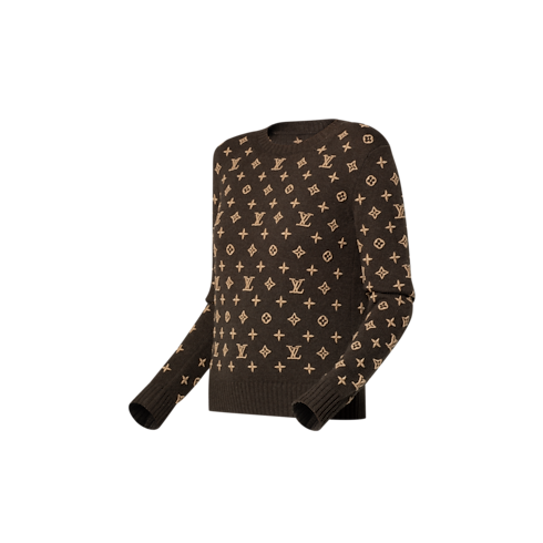 Áo Dệt Kim Họa Tiết Monogram in Đồ Nữ's Trang phục Đồ dệt kim collections by Louis Vuitton (Thu phóng sản phẩm)