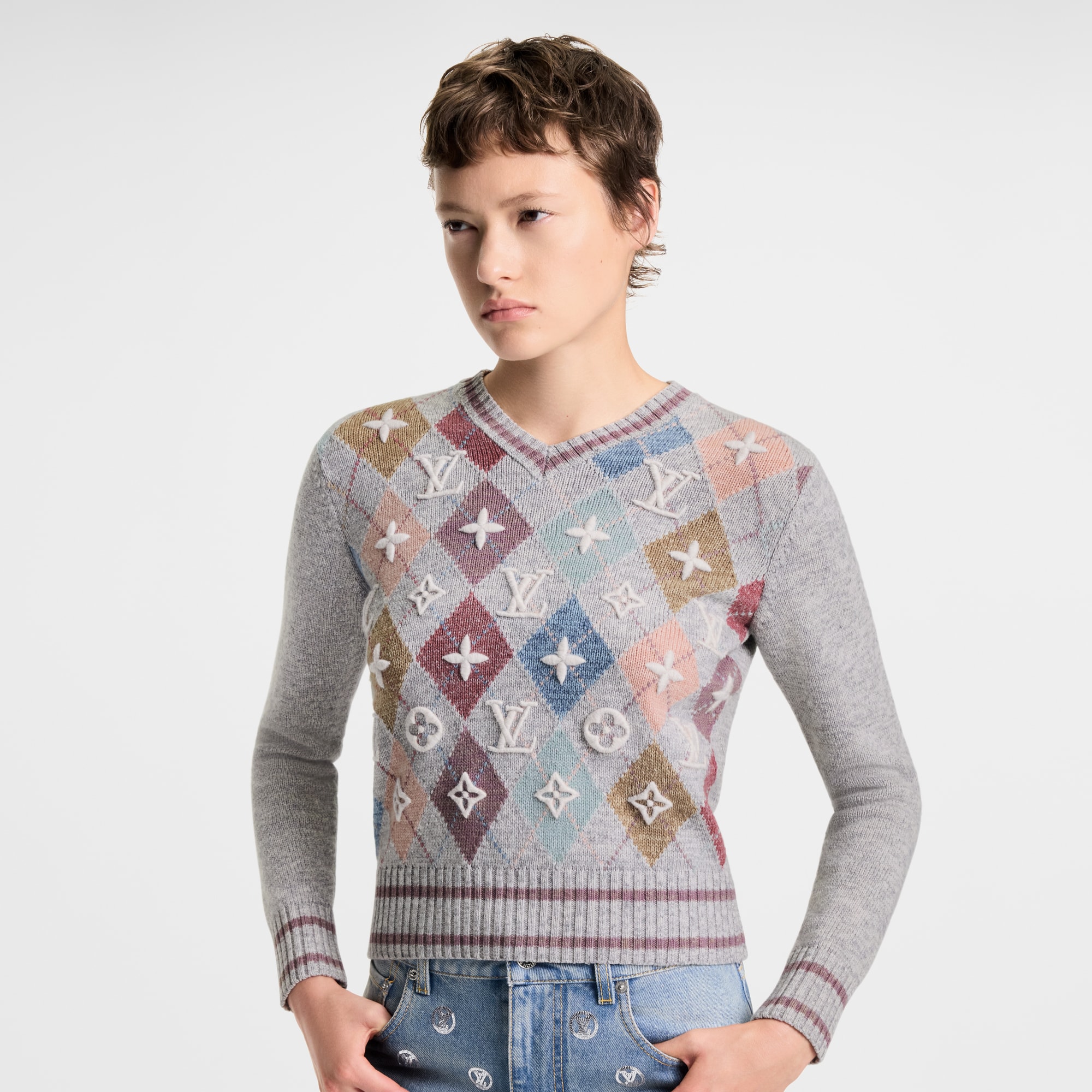 3D Signature Argyle Pullover  in Đồ Nữ