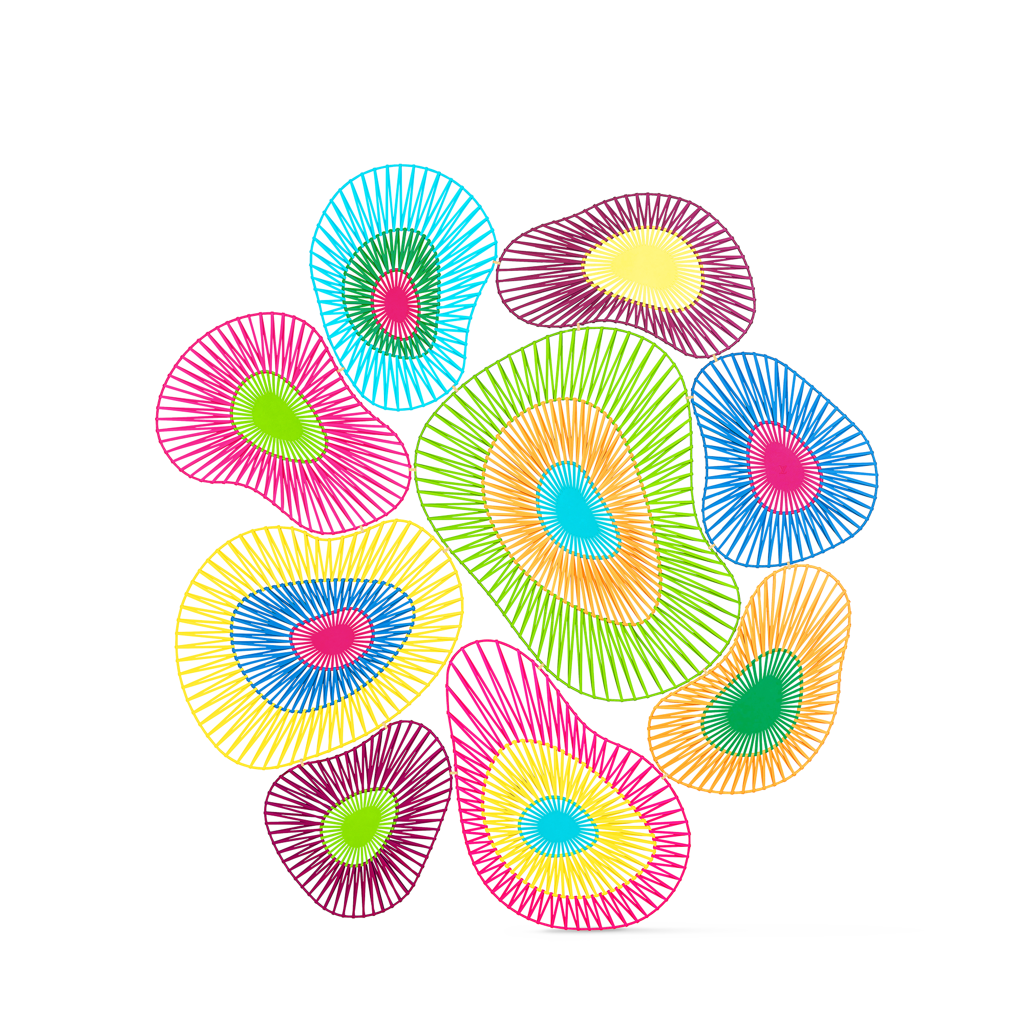 Bộ Trang Trí Treo Tường Aguacate - Campana Brothers  in Rương, Phụ kiện du lịch và Trang trí nội thất