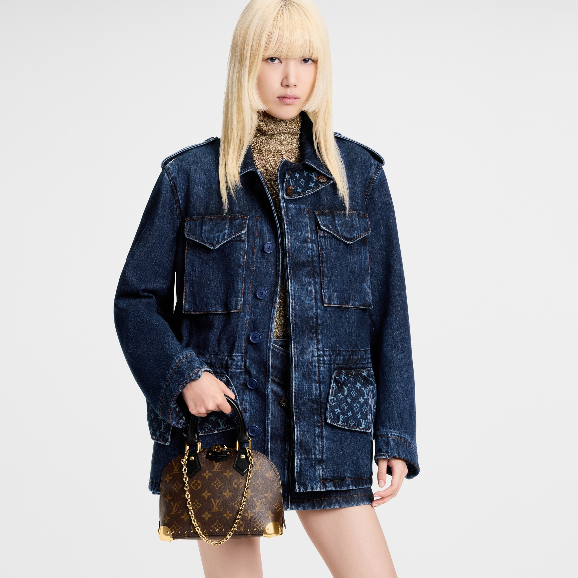 Túi Alma Trunk BB Monogram in Túi và Phụ kiện bằng da