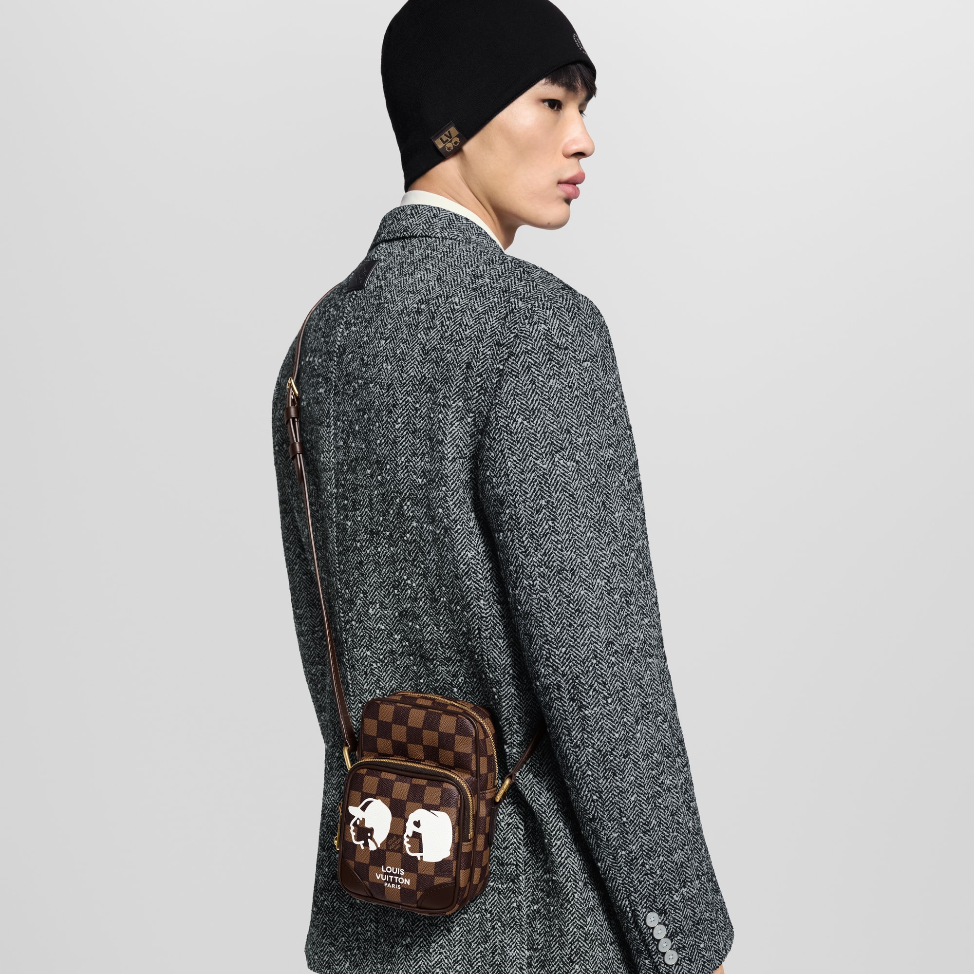 Túi Amazone Damier Ebene Canvas in Túi và Phụ kiện bằng da