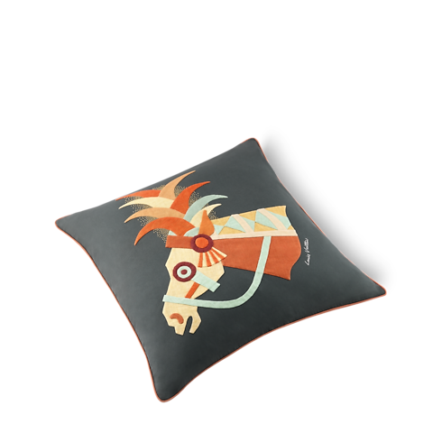 Gối Animali Fantastici Horse in Rương, Phụ kiện du lịch và Trang trí nội thất's Trang trí nội thất và Nghệ thuật không gian phòng ăn Đồ dệt may khác collections by Louis Vuitton (Thu phóng sản phẩm)