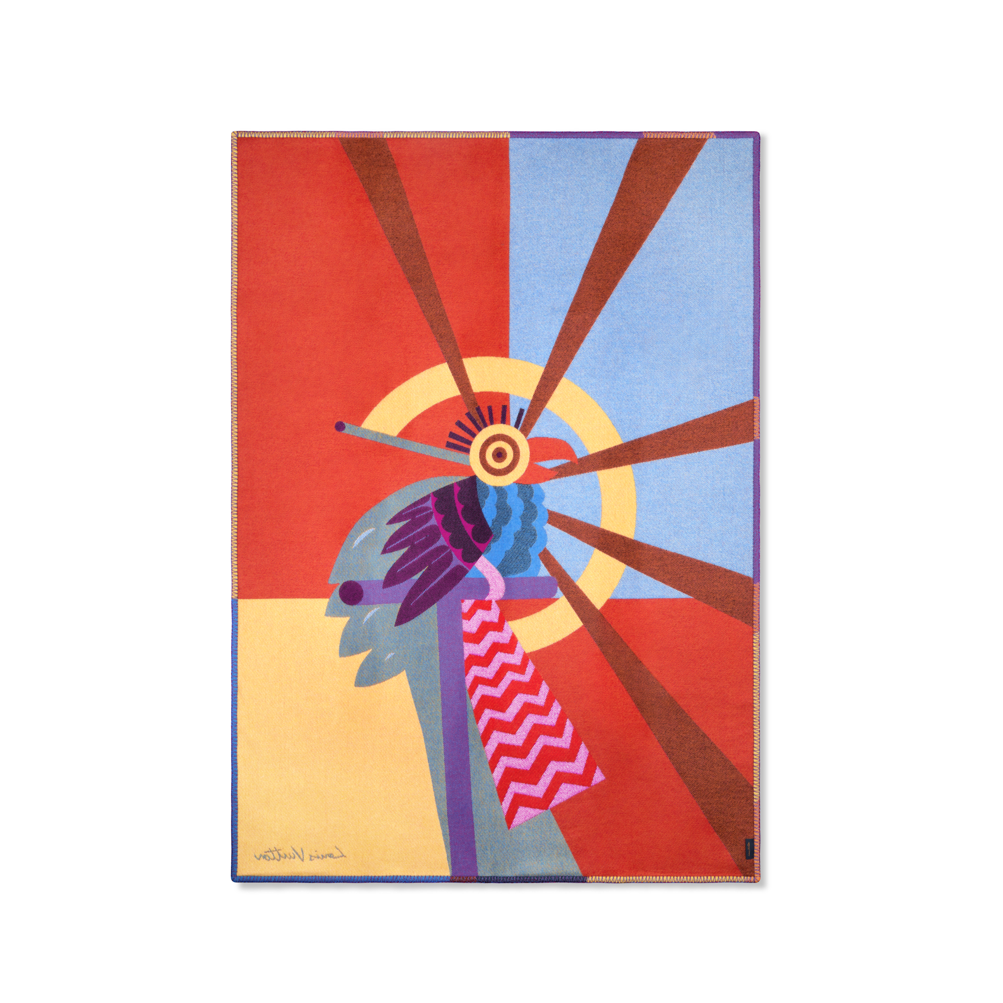 Chăn Phủ Animali Fantastici Parrot  in Rương, Phụ kiện du lịch và Trang trí nội thất