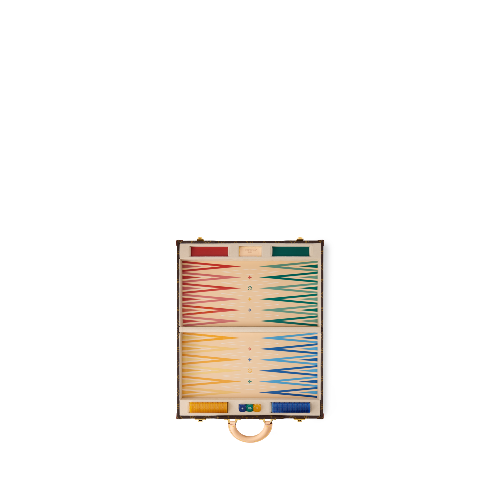 Rương Backgammon Box Monogram in Rương, Phụ kiện du lịch và Trang trí nội thất