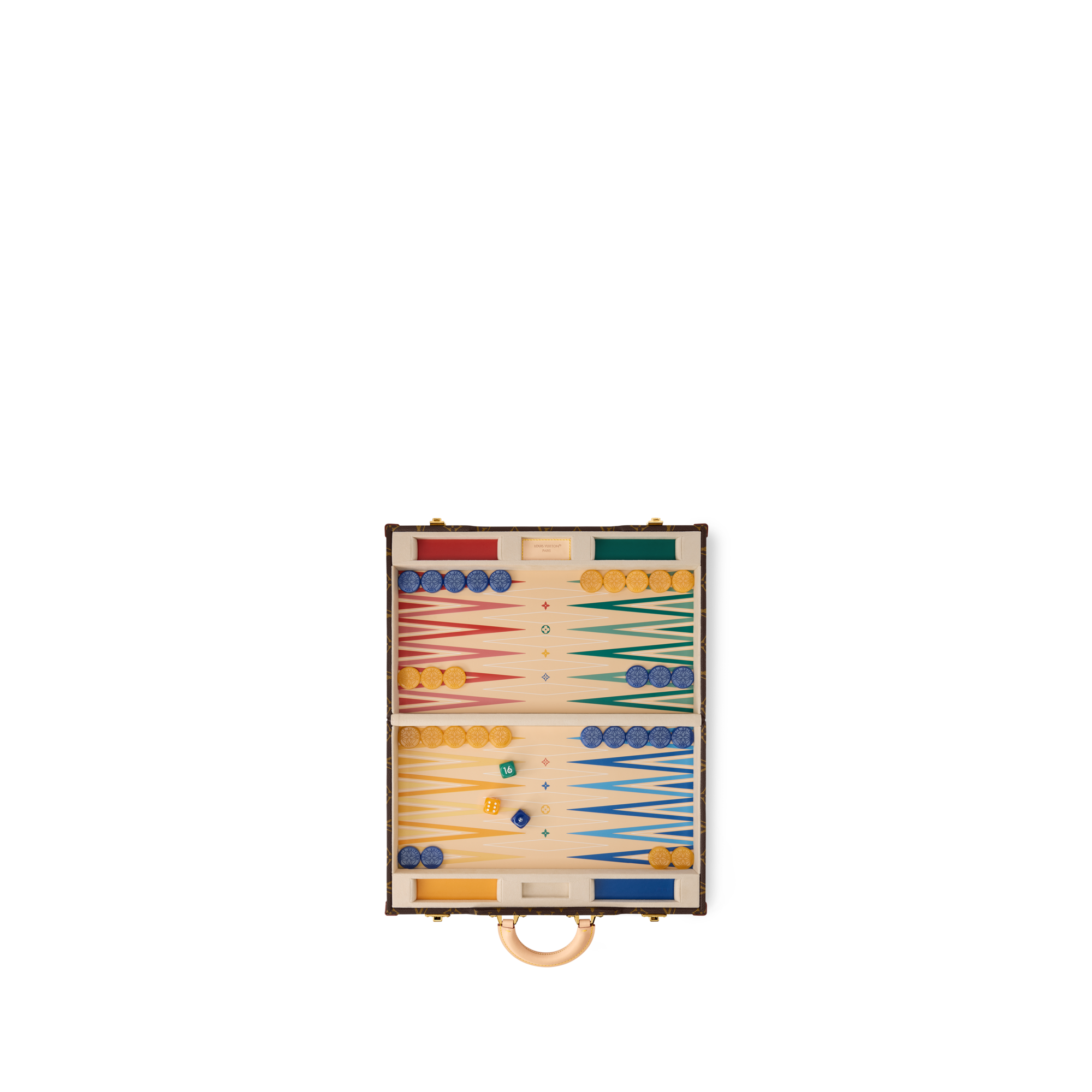 Rương Backgammon Box Monogram in Rương, Phụ kiện du lịch và Trang trí nội thất