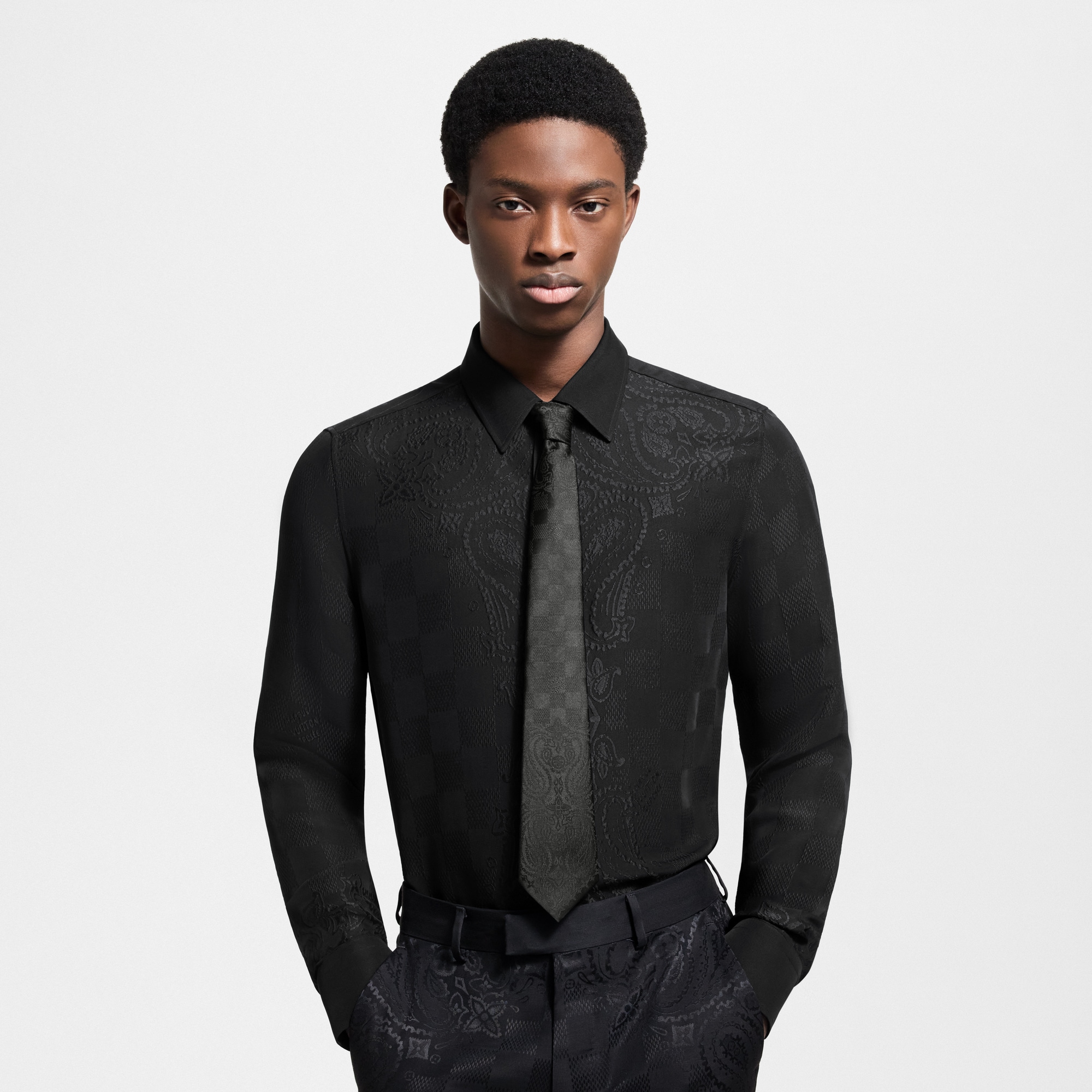 Cà Vạt Bandana Damier . in Đồ Nam