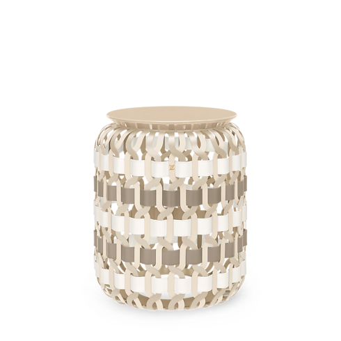 Bàn Basket Side Table - Zanellato/Bortotto in Rương, Phụ kiện du lịch và Trang trí nội thất's Trang trí nội thất và Nghệ thuật không gian phòng ăn Nội thất collections by Louis Vuitton (Thu phóng sản phẩm)