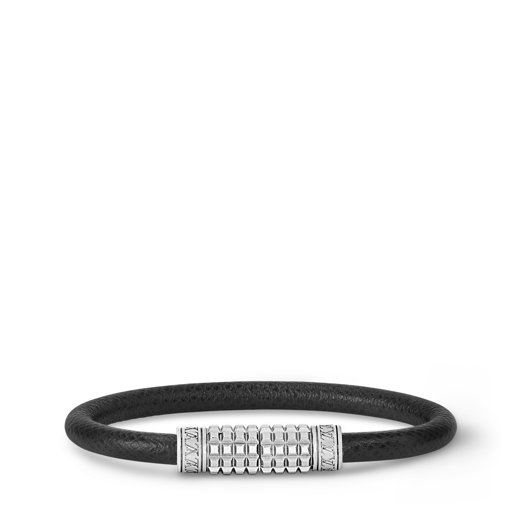 Vòng Tay Digit Damier Graphite in Đồ Nam