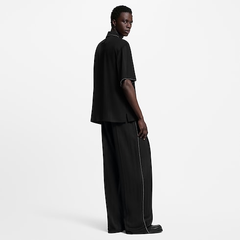 Áo Sơ Mi Lụa in Đồ Nam's Trang phục Áo sơ mi collections by Louis Vuitton (Thu phóng sản phẩm)