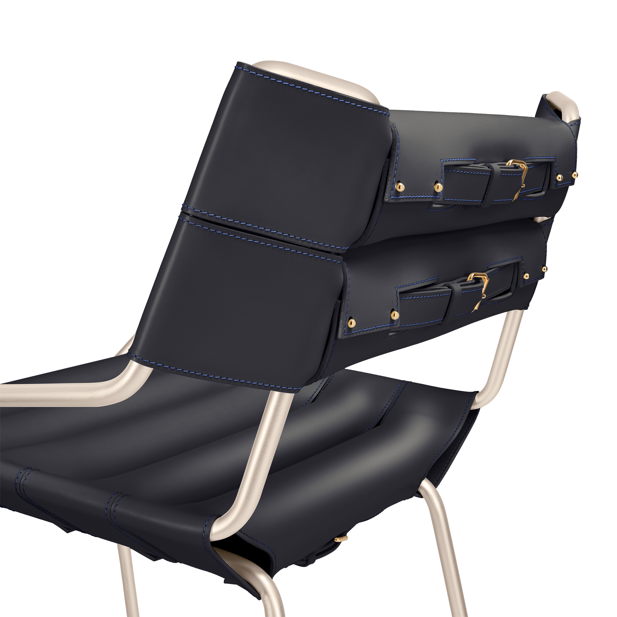 Ghế Belt Bar Stool - Atelier Oï   in Rương, Phụ kiện du lịch và Trang trí nội thất