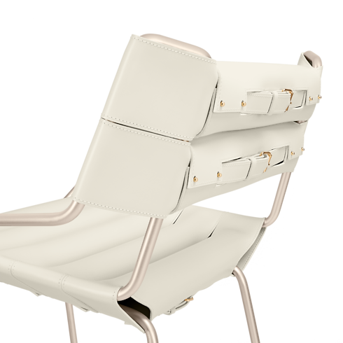 Ghế Belt Bar Stool Outdoor - Atelier Oï in Rương, Phụ kiện du lịch và Trang trí nội thất's Trang trí nội thất và Nghệ thuật không gian phòng ăn Nội thất collections by Louis Vuitton (Thu phóng sản phẩm)