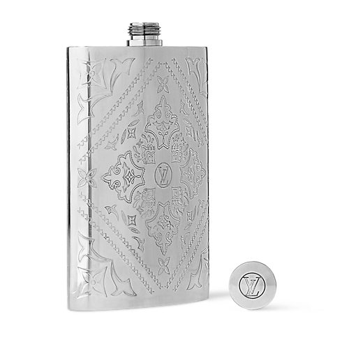 Bình Bill Flask in Rương, Phụ kiện du lịch và Trang trí nội thất's Thể thao và Phong cách sống Bộ sưu tập Phong cách sống và Vivienne collections by Louis Vuitton (Thu phóng sản phẩm)