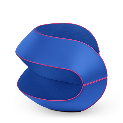 Ghế Binda Armchair - Raw Edges in Rương, Phụ kiện du lịch và Trang trí nội thất's Trang trí nội thất và Nghệ thuật không gian phòng ăn Nội thất collections by Louis Vuitton (Thu phóng sản phẩm)