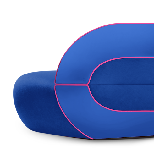 Ghế Binda Sofa - Raw Edges in Rương, Phụ kiện du lịch và Trang trí nội thất's Trang trí nội thất và Nghệ thuật không gian phòng ăn Nội thất collections by Louis Vuitton (Thu phóng sản phẩm)