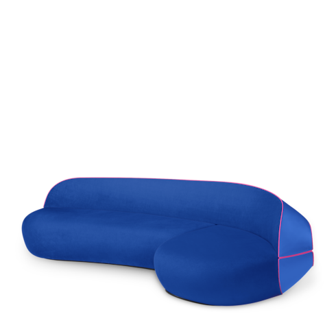 Ghế Binda Sofa - Raw Edges in Rương, Phụ kiện du lịch và Trang trí nội thất's Trang trí nội thất và Nghệ thuật không gian phòng ăn Nội thất collections by Louis Vuitton (Thu phóng sản phẩm)