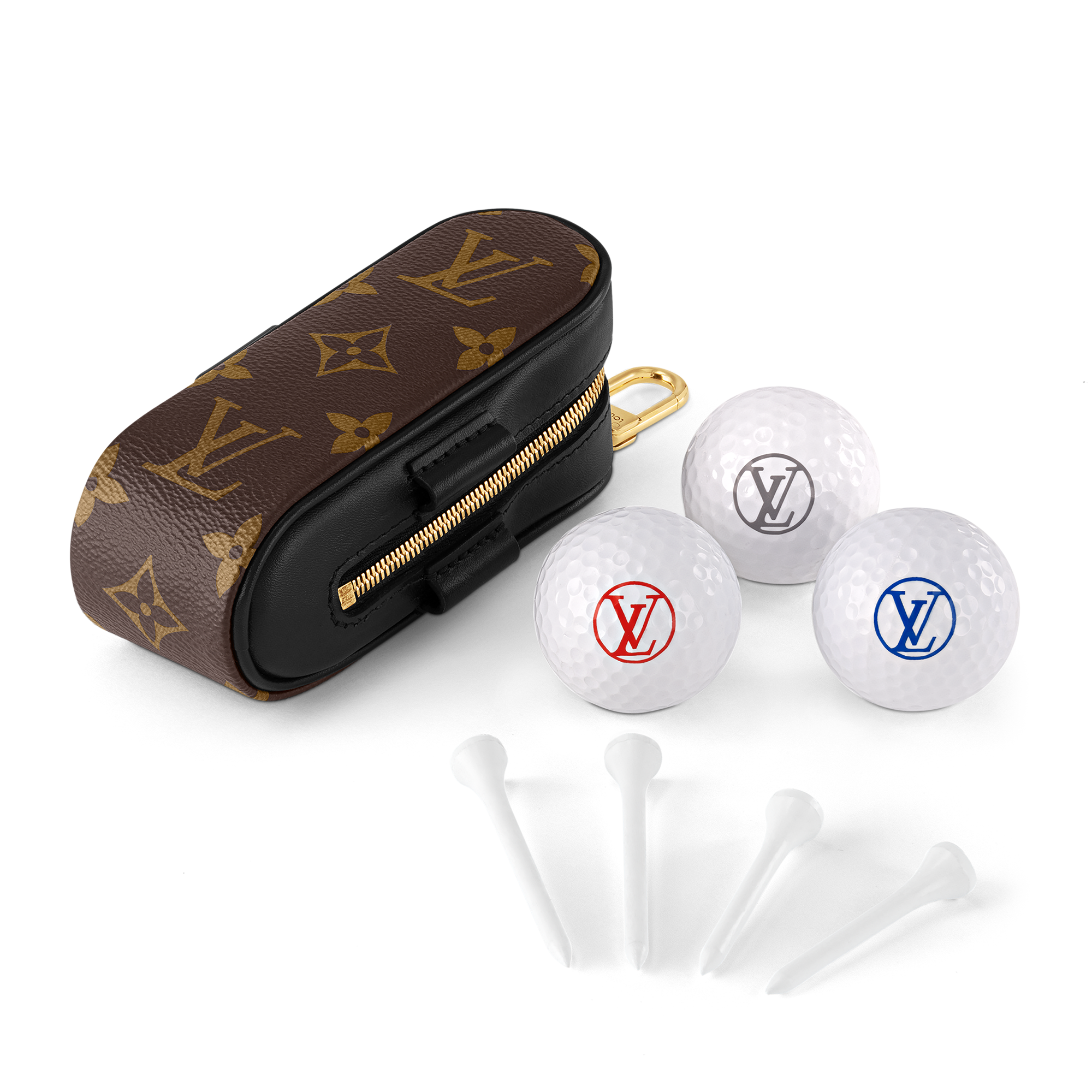 Bộ Chơi Golf Andrews Monogram in Rương, Phụ kiện du lịch và Trang trí nội thất