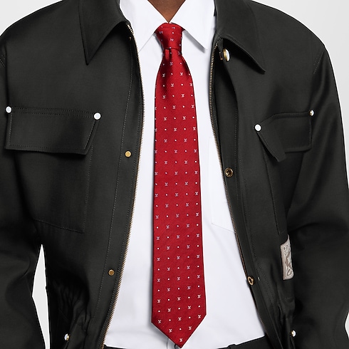 Cà Vạt Blason Dots . in Đồ Nam's Phụ kiện Cà vạt và Khăn cài túi ngực collections by Louis Vuitton (Thu phóng sản phẩm)