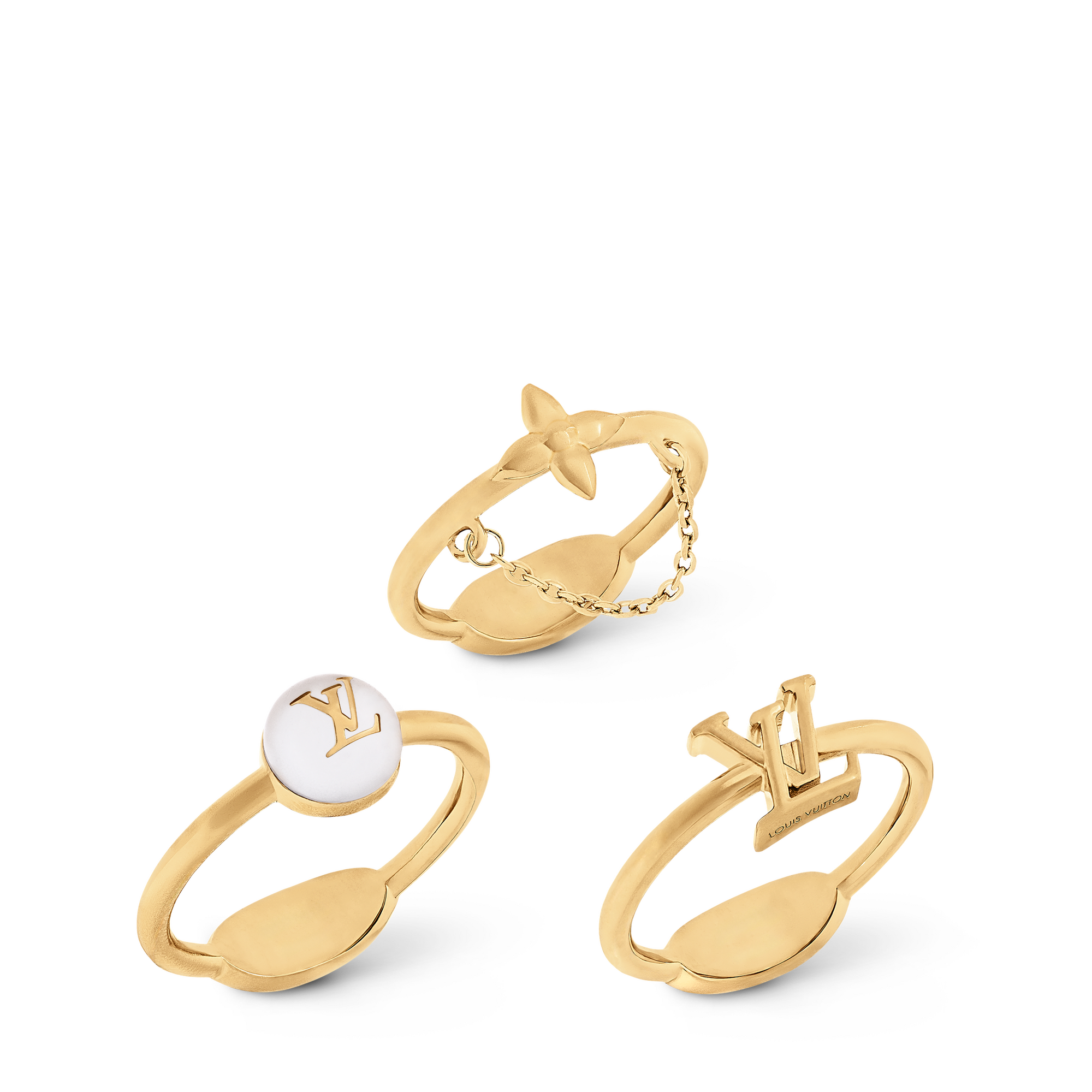 Bộ Nhẫn Blooming Pearls . in Đồ Nữ