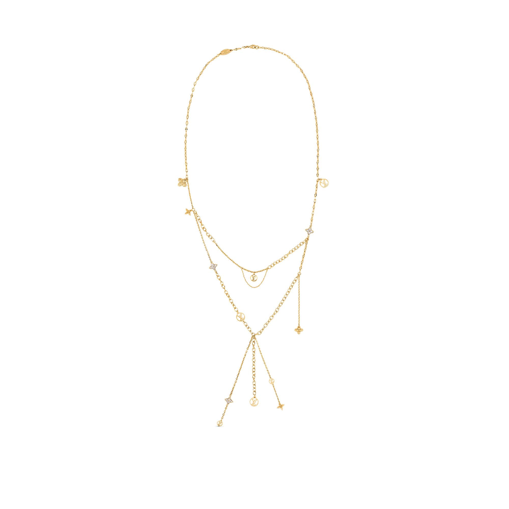 Vòng Cổ Blooming Strass Sautoir . in Đồ Nam