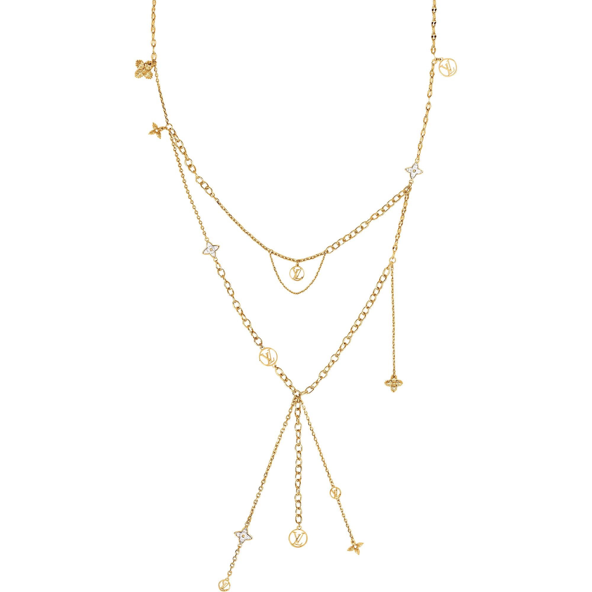 Vòng Cổ Blooming Strass Sautoir . in Đồ Nam