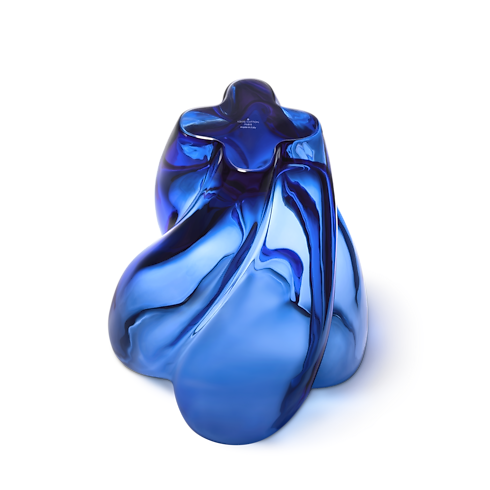 Lọ Blossom Vase - Phiên Bản GM Màu Xanh Dương back view