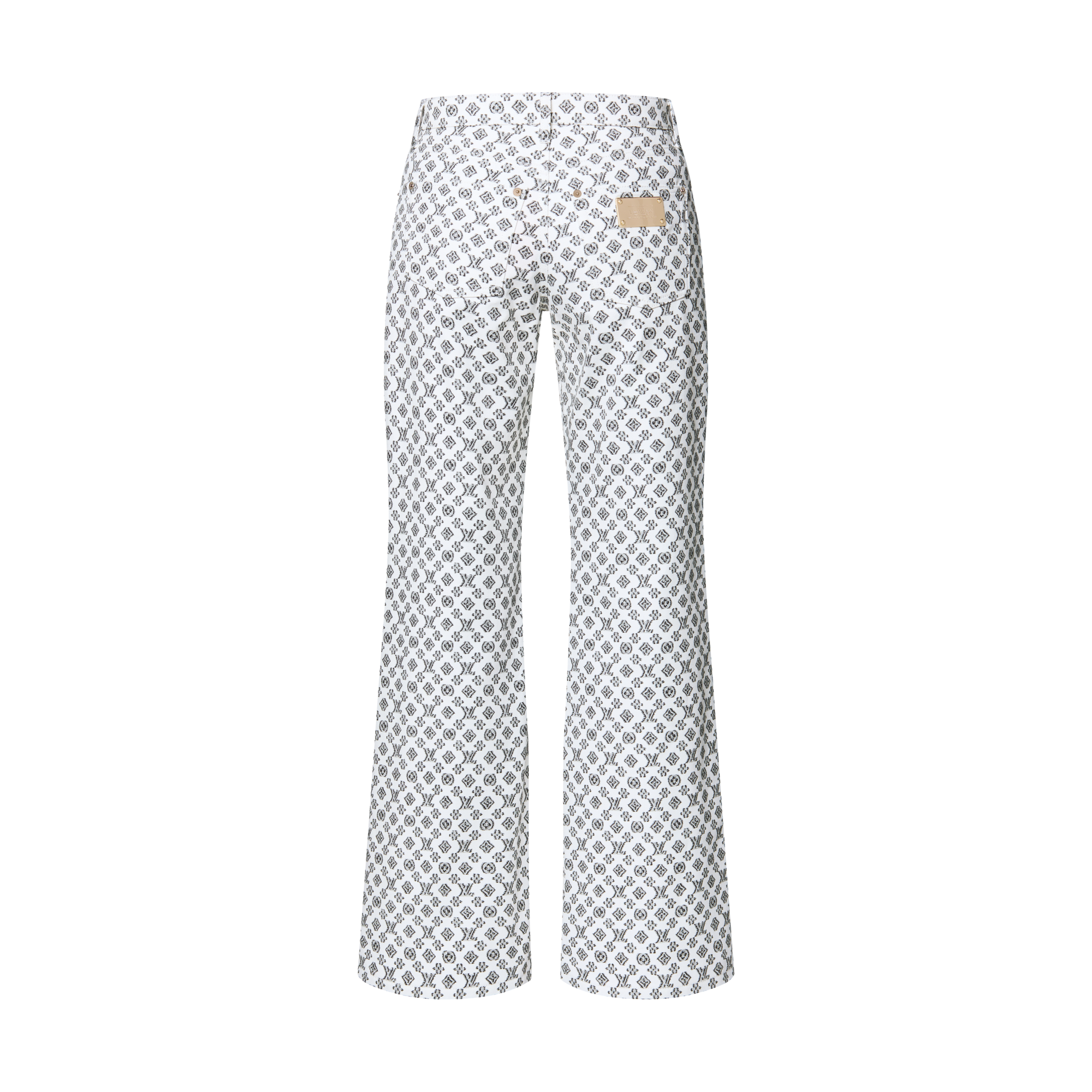 Quần Jean Họa Tiết Monogram  in Đồ Nữ