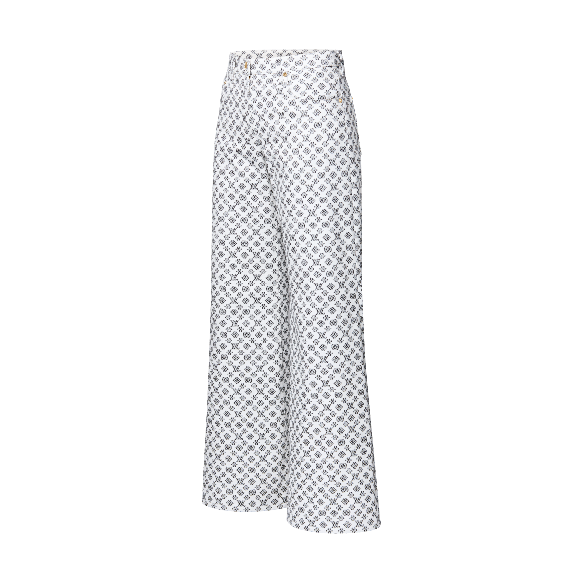Quần Jean Họa Tiết Monogram  in Đồ Nữ