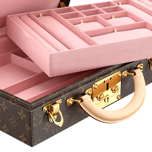 Rương Đựng Trang Sức Boite Bijoux Monogram in Đồ Nam's Du lịch Hardsided Luggage collections by Louis Vuitton (Thu phóng sản phẩm)