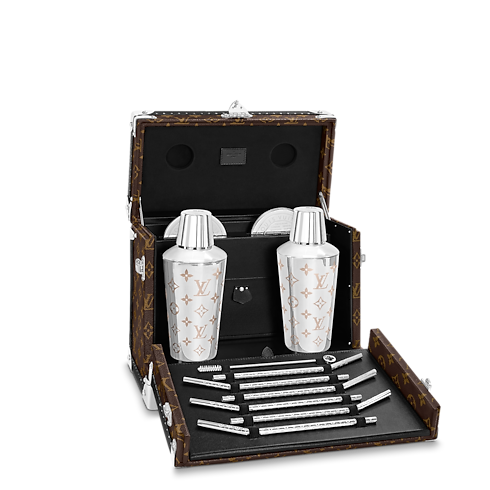 Rương Boîte Cocktail Monogram Macassar in Les Extraordinaires's Rương Hộp đựng collections by Louis Vuitton (Thu phóng sản phẩm)