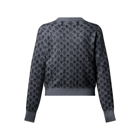 Áo Khoác Len Họa Tiết Monogram in Đồ Nữ's Trang phục Đồ dệt kim collections by Louis Vuitton (Thu phóng sản phẩm)