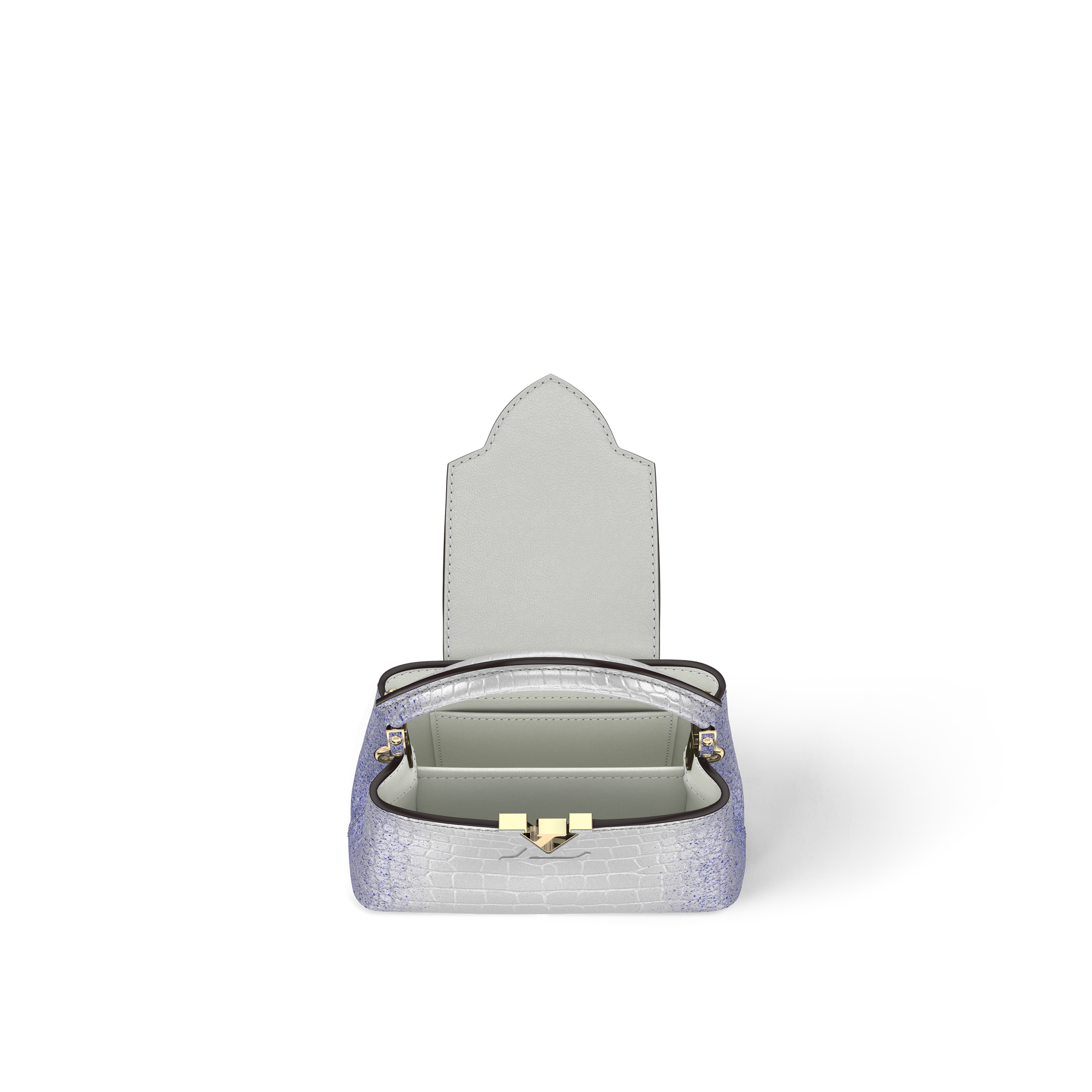 Túi Capucines Mini Da cá sấu bóng in Đồ Nữ