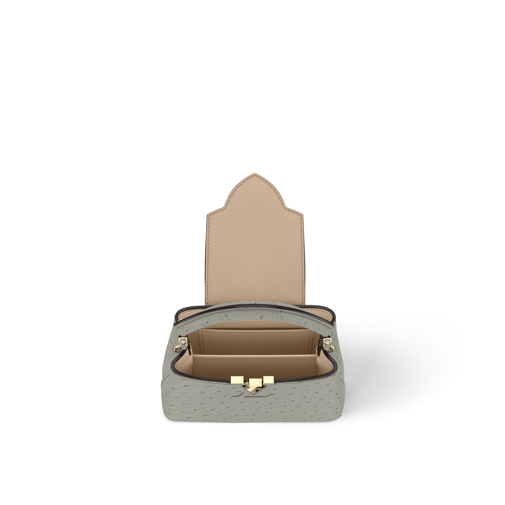 Túi Capucines Mini Autruche in Đồ Nữ