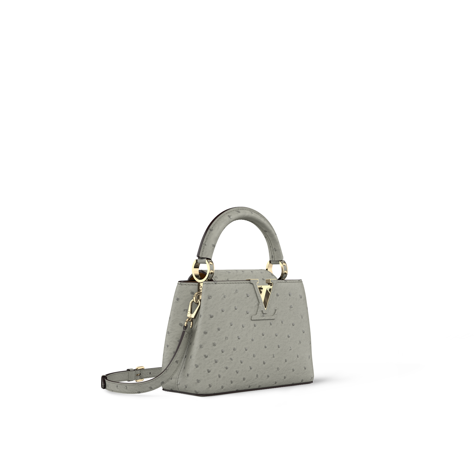 Túi Capucines Mini Autruche in Đồ Nữ