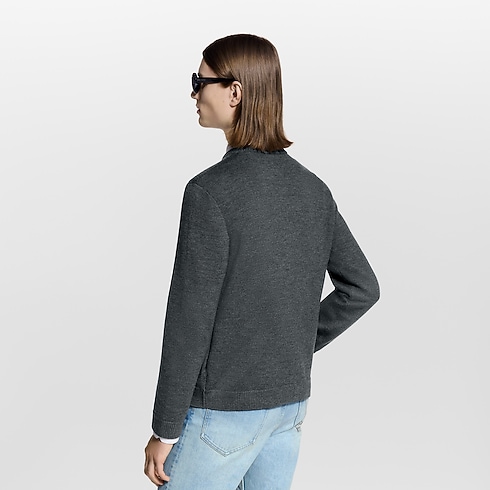 Áo Khoác Dệt Kim in Đồ Nam's Trang phục Tất cả Trang phục collections by Louis Vuitton (Thu phóng sản phẩm)