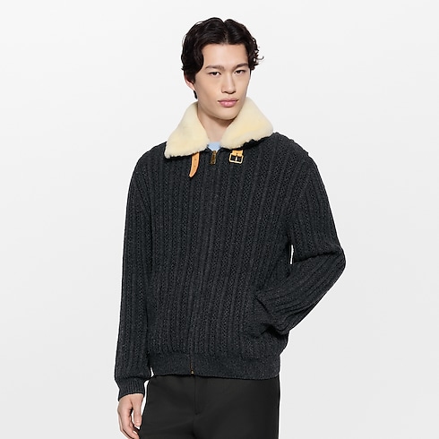 Áo Khoác Len Cashmere in Đồ Nam's Trang phục Tất cả Trang phục collections by Louis Vuitton (Thu phóng sản phẩm)