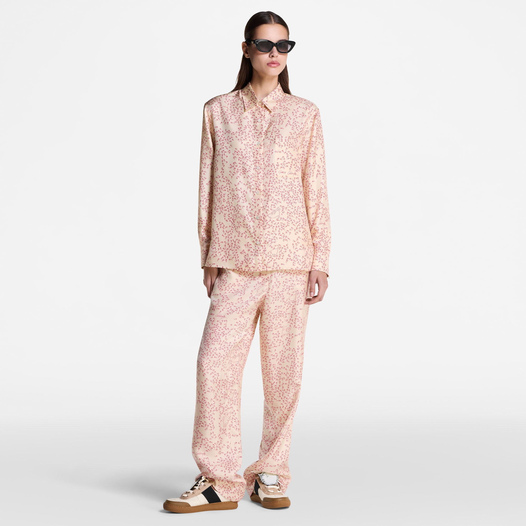 Áo Sơ Mi Lụa  in Đồ Nữ