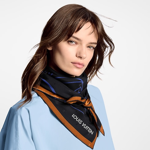 Khăn Lụa Vuông Chemin Faisant 90 - Andrée Putman . in Đồ Nữ's Phụ kiện Khăn lụa collections by Louis Vuitton (Thu phóng sản phẩm)