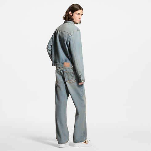 Quần Jean in Đồ Nam's Trang phục Đồ Denim collections by Louis Vuitton (Thu phóng sản phẩm)