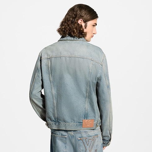 Áo Khoác Denim in Đồ Nam's Trang phục Áo khoác ngoài collections by Louis Vuitton (Thu phóng sản phẩm)