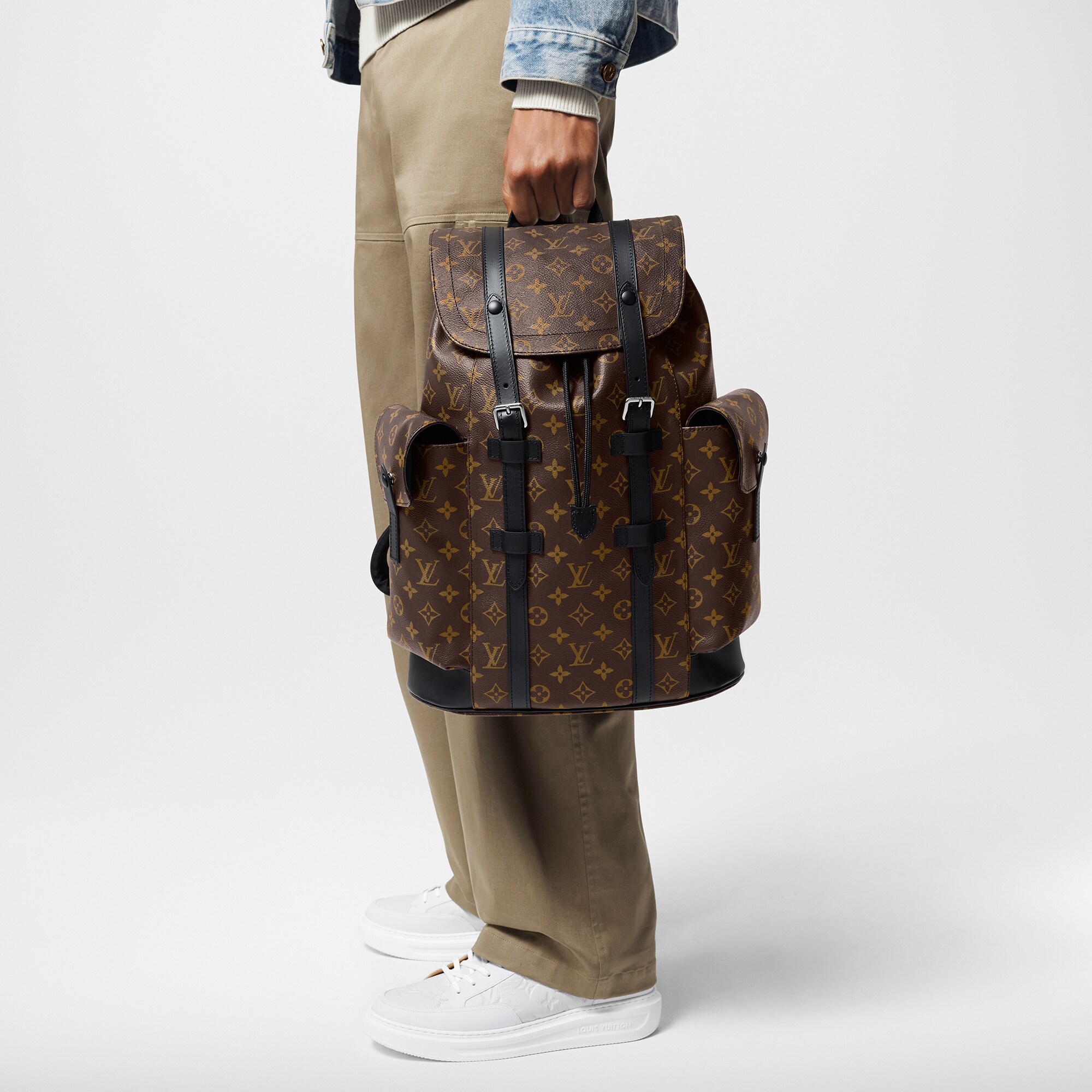 Ba Lô Christopher MM Monogram Macassar in Đồ Nam