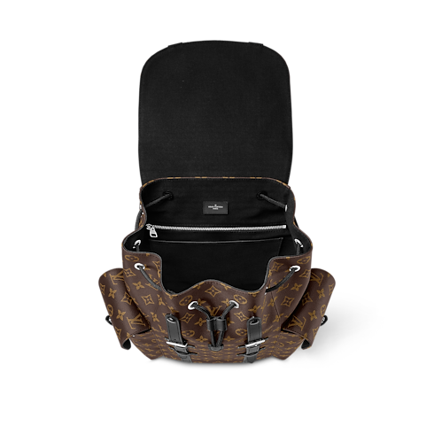 Ba Lô Christopher MM Monogram Macassar Canvas in Đồ Nam's Du lịch Tất cả Vali và Phụ kiện du lịch collections by Louis Vuitton (Thu phóng sản phẩm)