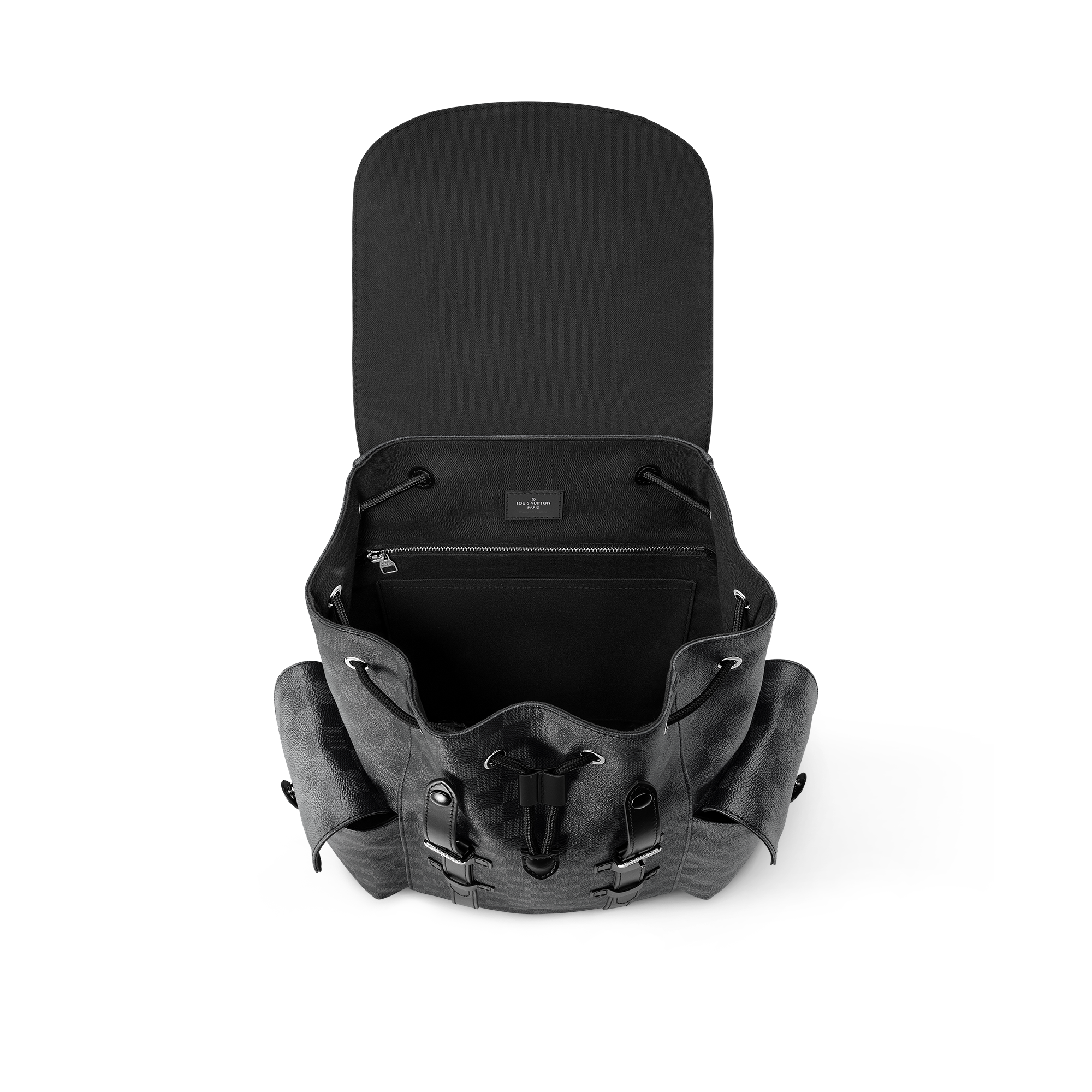 Ba Lô Christopher MM Damier Graphite Canvas in Đồ Nam