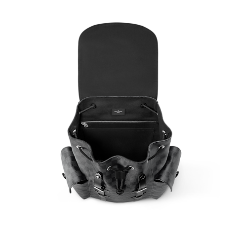 Ba Lô Christopher MM Damier Graphite Canvas in Đồ Nam's Du lịch Tất cả Vali và Phụ kiện du lịch collections by Louis Vuitton (Thu phóng sản phẩm)