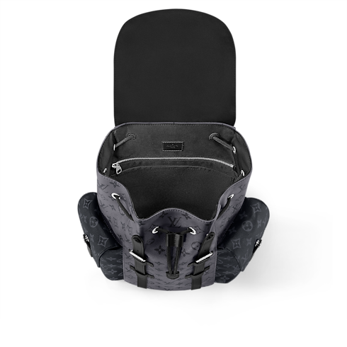 Ba Lô Christopher PM Monogram Eclipse in Đồ Nam's Túi All Collections collections by Louis Vuitton (Thu phóng sản phẩm)