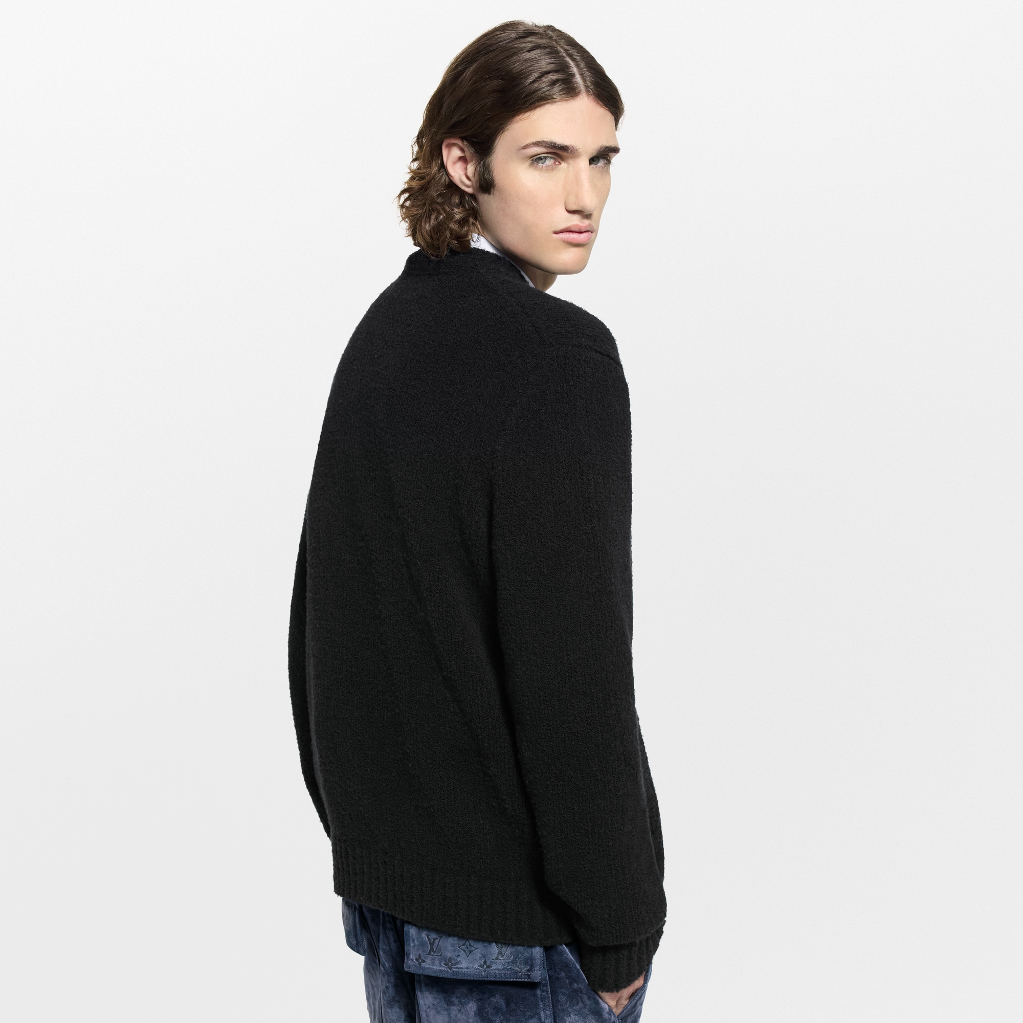 Chunky Intarsia Signature Cardigan  in Đồ Nam