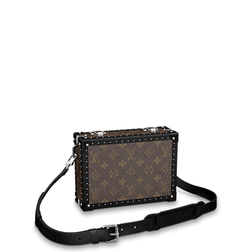 Túi Dạng Hộp Clutch Box Monogram Macassar in Les Extraordinaires's Rương Túi dạng hộp collections by Louis Vuitton (Thu phóng sản phẩm)