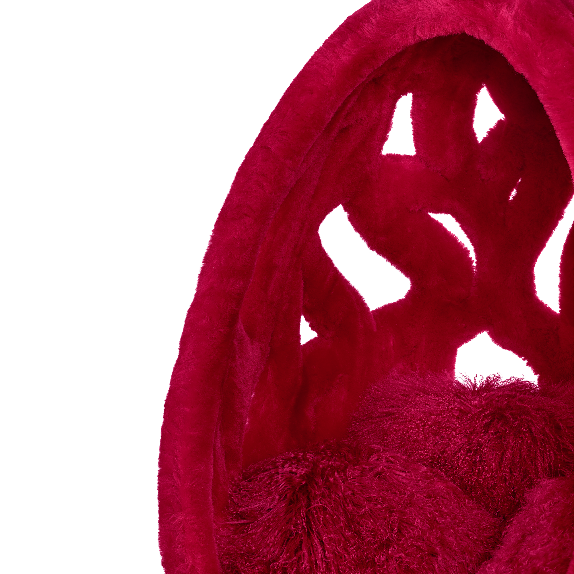 Ghế Cocoon Fur - Fernando & Humberto Campana Fur in Rương, Phụ kiện du lịch và Trang trí nội thất