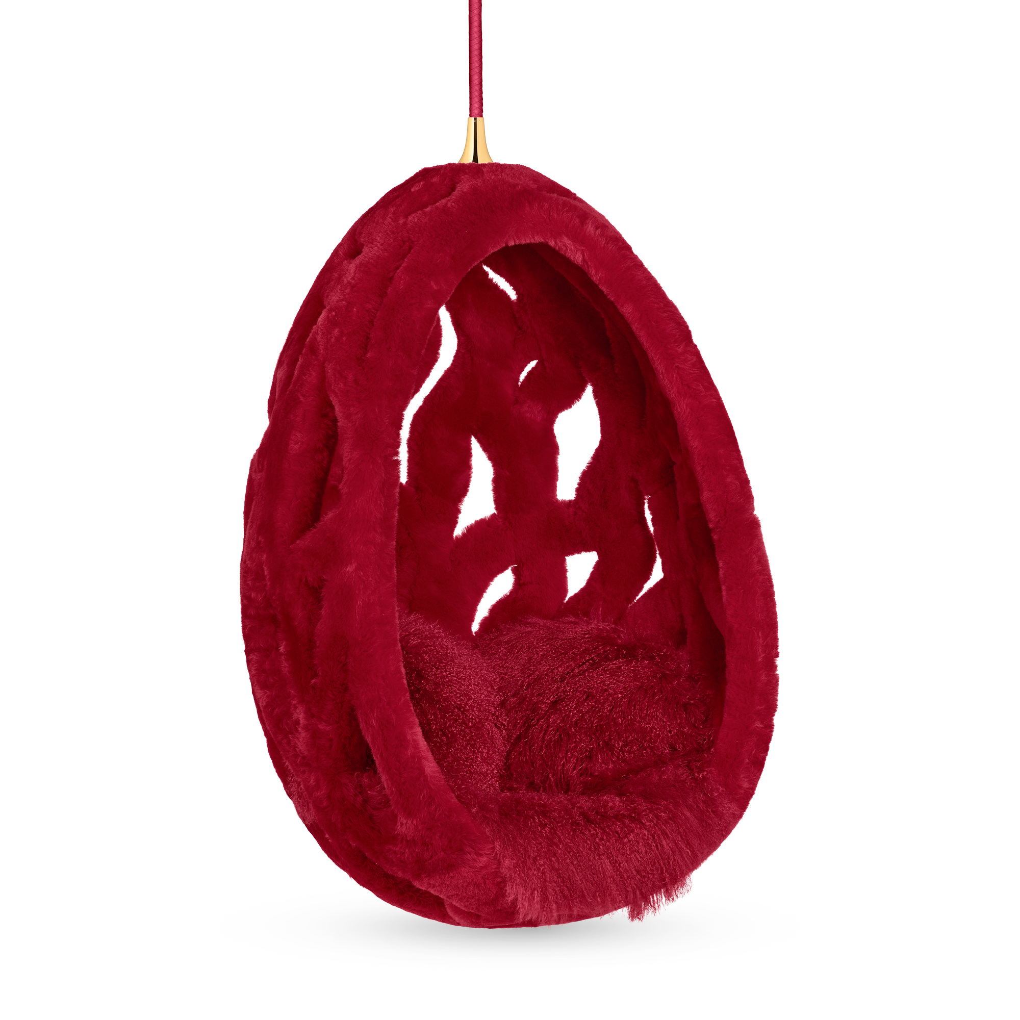 Ghế Cocoon Fur - Fernando & Humberto Campana Fur in Rương, Phụ kiện du lịch và Trang trí nội thất