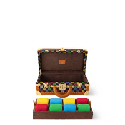 Rương Đựng Đồng Hồ Coffret 8 Montres Damier Other in Rương, Phụ kiện du lịch và Trang trí nội thất's Rương & Hộp đựng Hộp đựng collections by Louis Vuitton (Thu phóng sản phẩm)